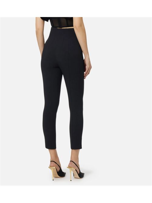 LOGO DETAILS TROUSERS ELISABETTA FRANCHI | PA16361E2110 nero
